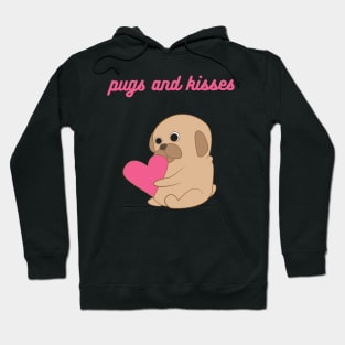 Pugs and Kisses pet design Hoodie